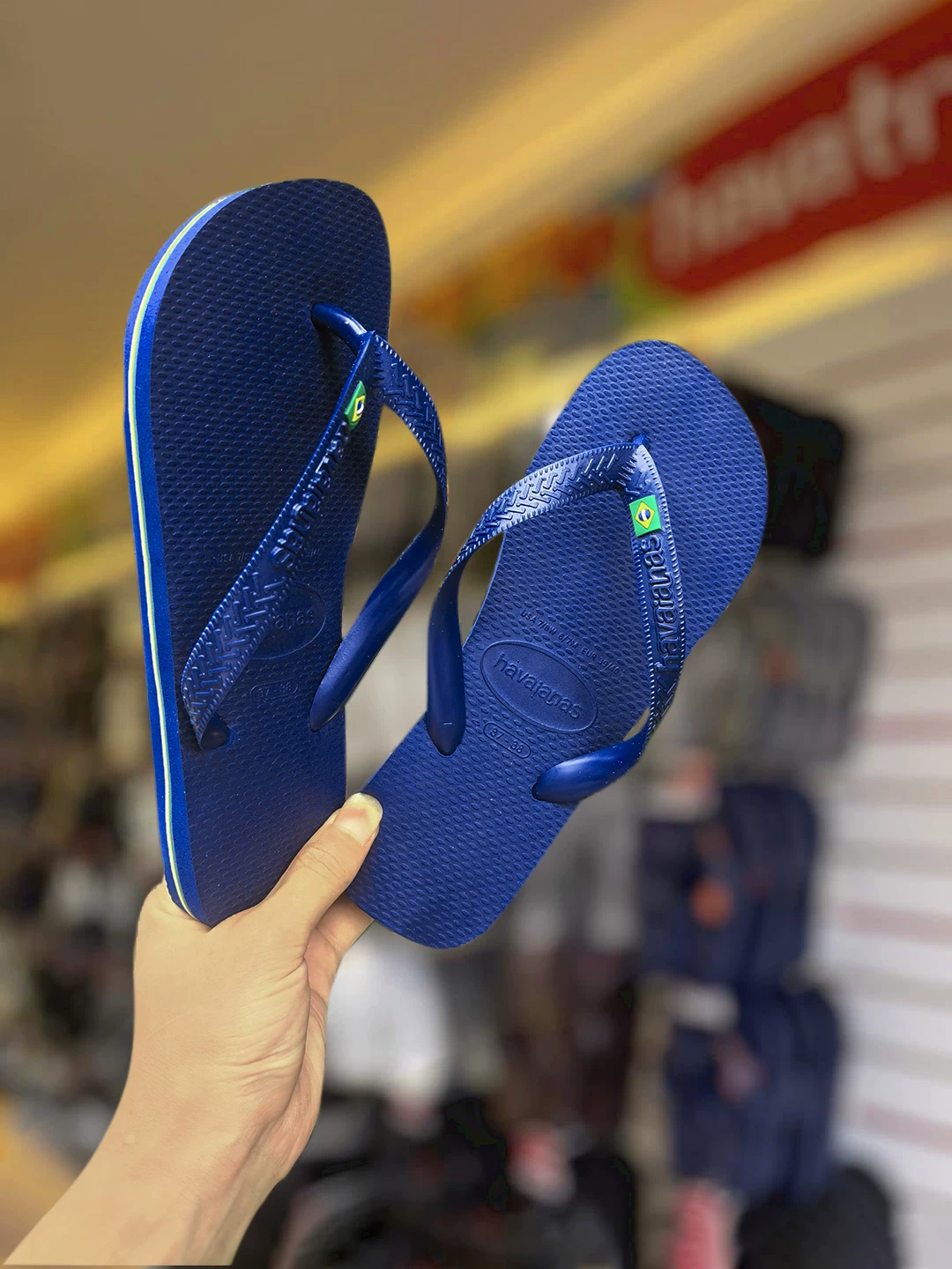 [Бразилия havaianas вьедо Хаваана TOP мужская/женская парные резиновые шлепанцы межплатформенные]