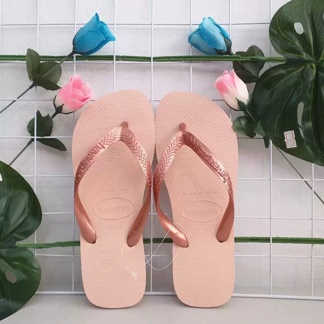 [Бразилия havaianas вьедо Хаваана TOP мужская/женская парные резиновые шлепанцы межплатформенные]