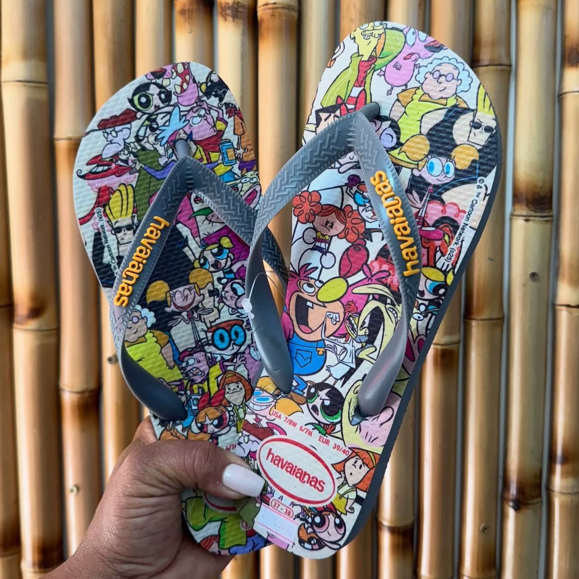 Havaianas Warner Bros. Том и Джерри нескользящие плоские шлепанцы Гарри Поттер