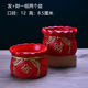 ປີ 2023 ໃໝ່ສ້າງສັນລະດັບສູງ Retro Red Gold Ceramic Flower Pot Spring Festival Festive Home Desktop Accessories Pot