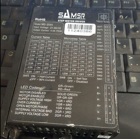Old Mountain Society (SAMSR) original stepper motor driver MD-2545 disassembly machine