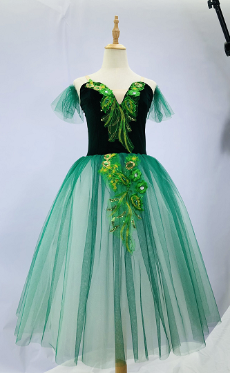 green ballerina dress Esmeralda Variation – Giselle Tutus main image 1