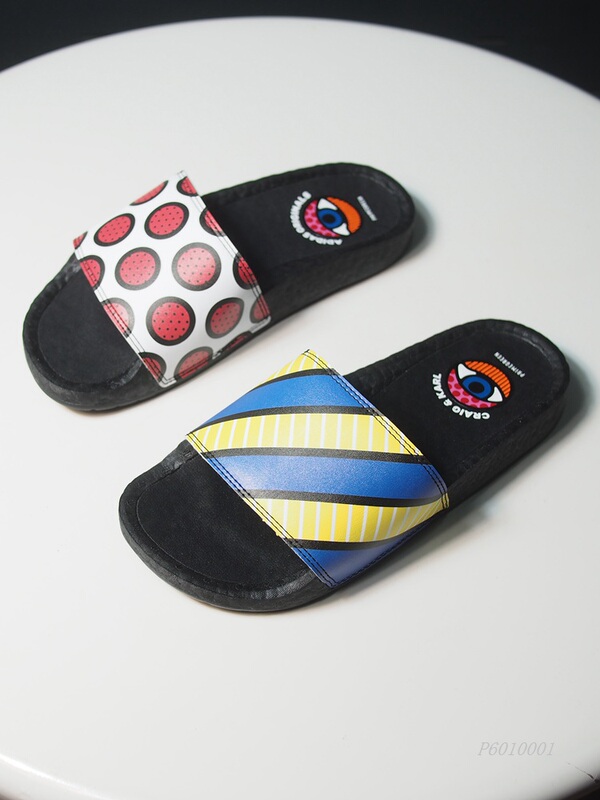 Adidas Trefoil Craig & Karl Collaboration Unisex Boost Shock-Absorbing Fashion Slippers Gy5351