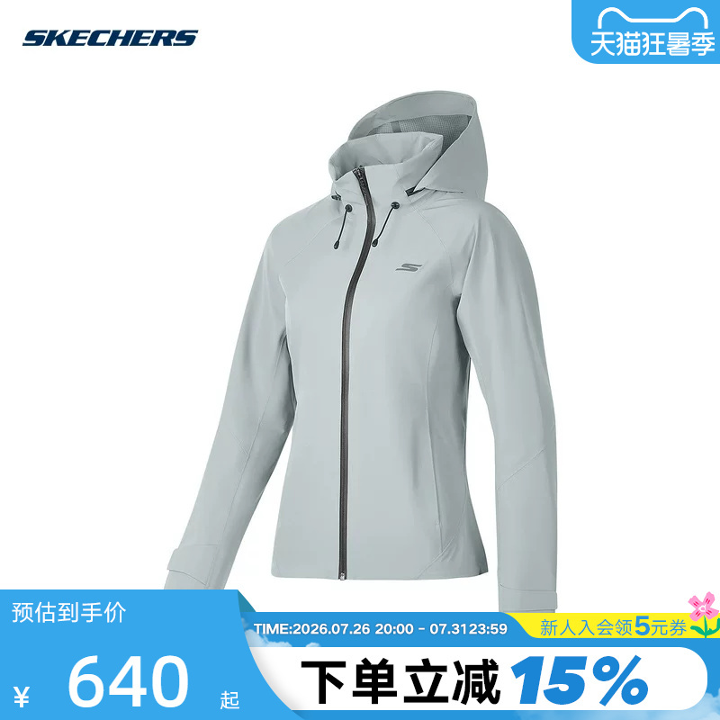 Skechers Women's Jacket Simple Sportswear Woven Windproof Hooded Jacket P424W225/028Q