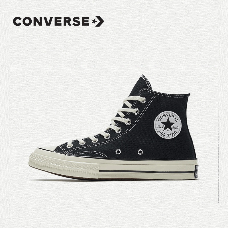 Converse 1970S Three-Star Logo Men's and Women's Casual Sports Shoes Couple's High-Top Retro Classic Canvas Shoes