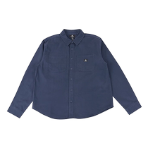 Converse 2024 autumn new mens lapel workwear couple long-sleeved shirt 10026973-A01