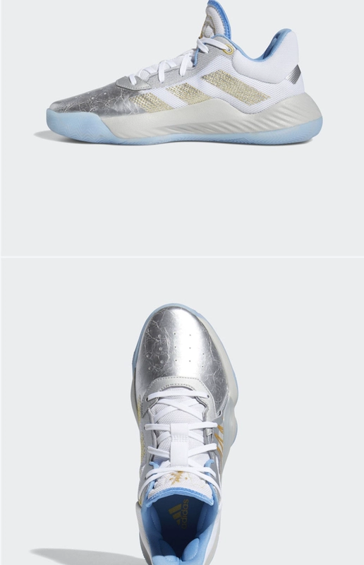 Giày bóng rổ Adidas nam 2020 mùa hè mới giày Mitchell giày thể thao thoáng khí chống mài mòn FW3657 - Giày bóng rổ