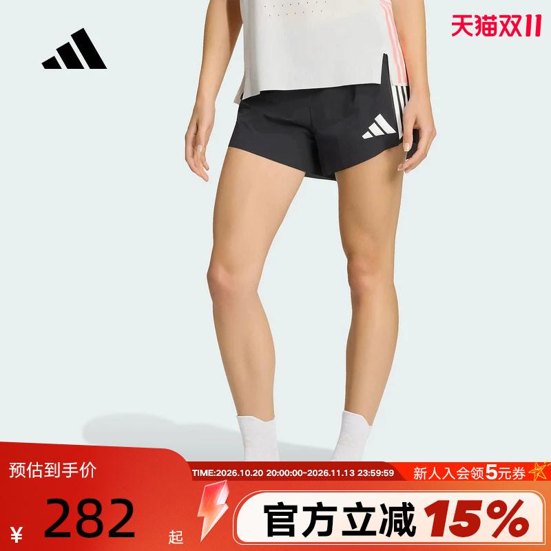 Adidas Adidas Sports Pants Autumn Women's Woven Slim Fit Multi-Pocket Running Training Fitness Shorts Kv9265