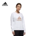 ADIDAS adidas nữ mùa xuân và mùa thu mẫu mới áo len cổ tròn giản dị dệt kim áo len ấm áp EA3103 - Thể thao lông cừu / jumper Thể thao lông cừu / jumper