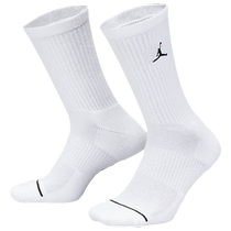 Nike Nike JORDAN mid-tube sports summer new white breathable quick-drying casual socks DX9632-100