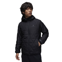 NIKE Nike JORDAN jacket mens winter new sports windproof warm hooded cotton jacket FD2638-010