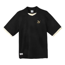 PUMA POLO shirt mens 2024 summer new breathable sportswear contrasting color loose T-shirt 629228