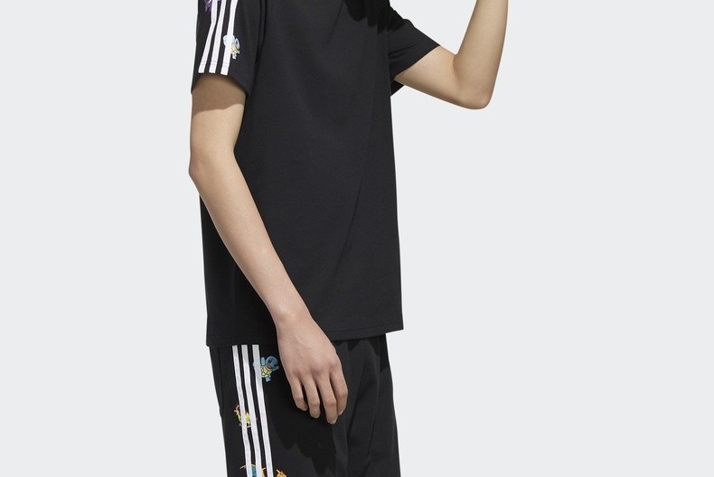 Adidas Adidas ngắn tay nam 2019 mùa hè Mới Pikachu thể thao áo phông giản dị FM0321 - Áo phông thể thao áo ba lỗ nike