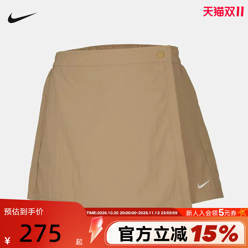 Nike Nike Women's Short Skirt Summer Sports Shorts Anti-Exposure 2026 Autumn Women's Woven Shorts Ir1649-297
