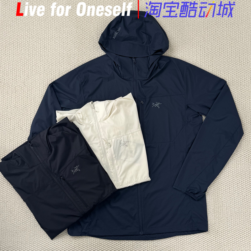 Arc'Teryx Squamish Hoody 26 New Men's Lightweight Windproof Skin Jacket with Hood