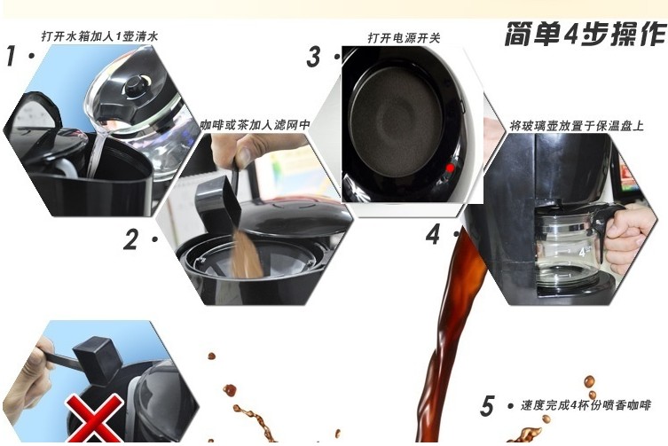 tư vấn mua máy pha cà phê gia đình Máy pha cà phê SIEMENS Siemens của Mỹ tự động pha cà phê nhỏ giọt trà CG-7213 - Máy pha cà phê máy pha cà phê ý