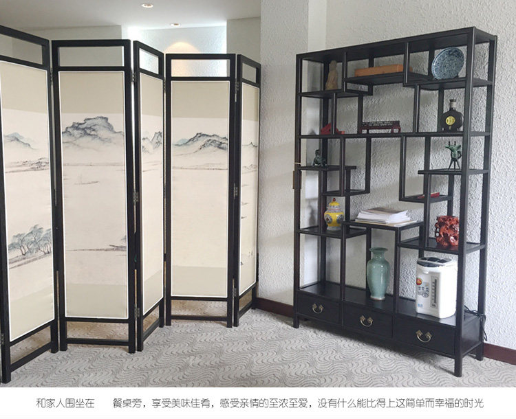 New Chinese Meditation Solid Wood Bookshelves Modern Minimalist Book House Bookcase Shelve Antique Bou Ancient Rack Containing Cabinet Innate