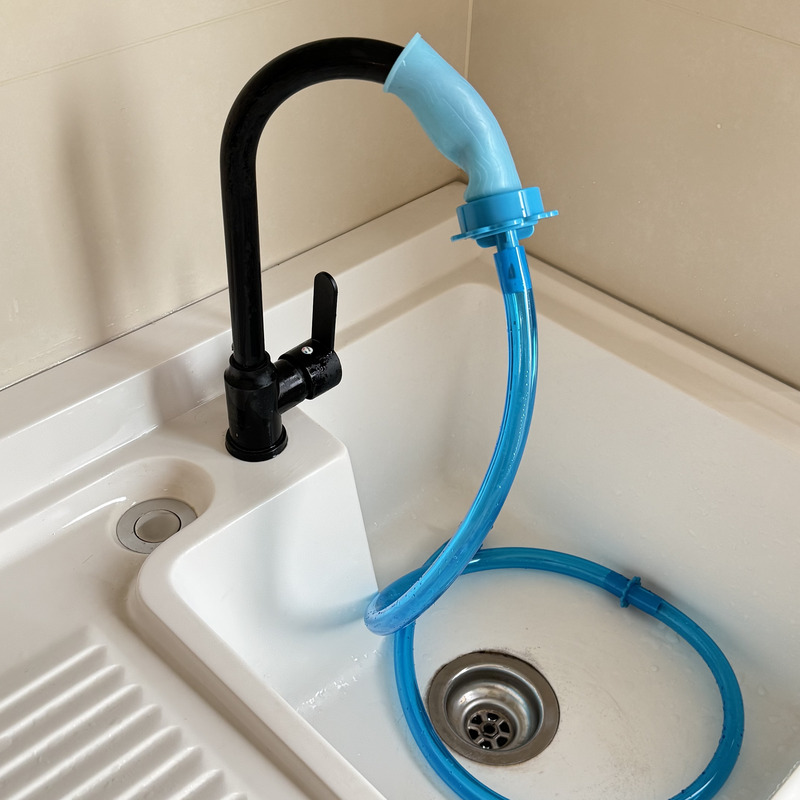 Faucet Quick-Connect Universal Silicone Hose Connector Pet Bathing Hose Silicone Universal Connector for Water Flushing