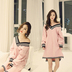 Mùa thu và mùa đông Áo ngủ cotton Hàn Quốc dài tay cho phụ nữ cotton kích thước lớn đồ ngủ lỏng áo dài mùa xuân và mùa hè dịch vụ nhà đầm dài qua gối cho tuổi trung niên Đêm đầm