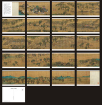 Ming Qiuyings Scene on the River During the Qingming Festival postcards 20 pieces in a set