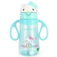 HelloKitty dành cho trẻ em cốc nước nhà nữ em bé ống hút chống rơi nước uống cốc uống nước có tay cầm mẫu giáo - Cup / Table ware / mài / Phụ kiện