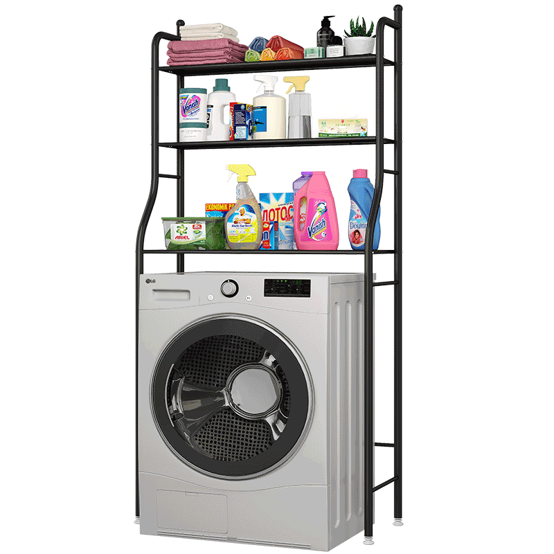 Toilet rack storage rack bathroom washing machine without punching