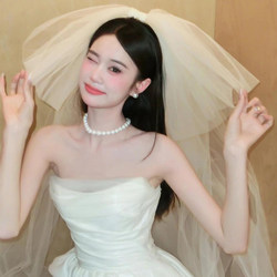 고급 웨딩 베일 칼라 인증서 사진 소품