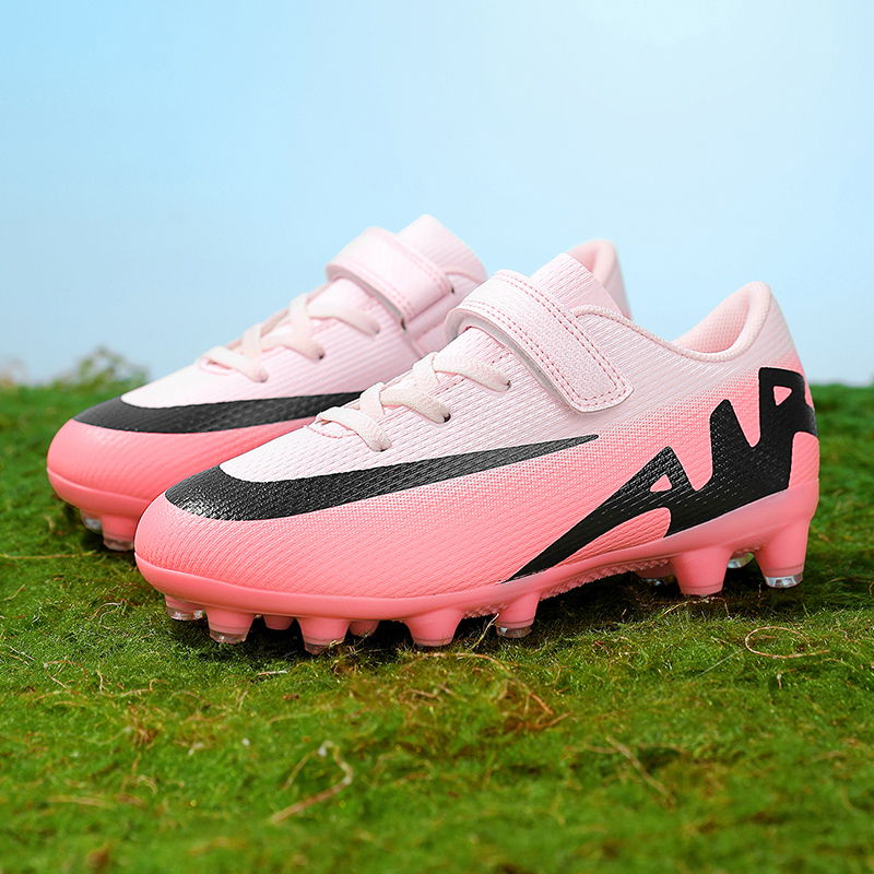 Cristiano Ronaldo Cr7 Assassin 16 Velcro Children's Soccer Shoes for Boys, Elementary School Students, Tf Turf Training Shoes with Long Studs