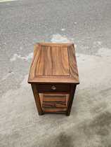 Walnut large solid wood boiling water office tea cabinet bucket side cabinet Chinese style home simple living room storage rack