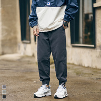 Furnace American casual overalls mens Spring and Autumn Tide brand Joker leg trousers men Harlan close small feet pants men