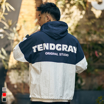 Furnace thin sunscreen clothing mens coat summer new Korean fashion casual hooded sports sunscreen jacket jacket