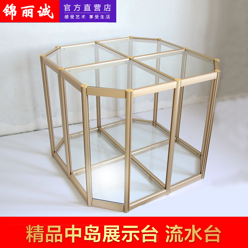 Shopping mall display rack bag shelf container showcase shoe store shoe rack creative combination glass rack shop rack