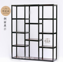Window shelf display rack shopping mall display rack bag shelf luggage leather cabinet rack creative shop shelf
