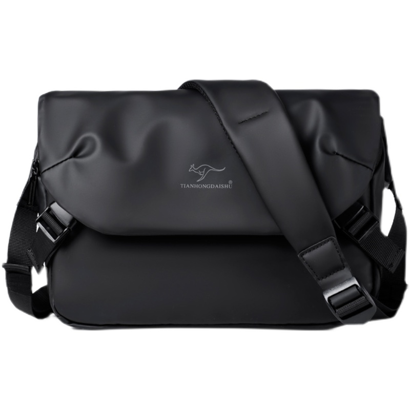 Men's Messenger Bag Men's Casual Small Satchel Bag Large Capacity Backpack Trendy Brand Riding Tooling Bag Japanese Messenger Bag