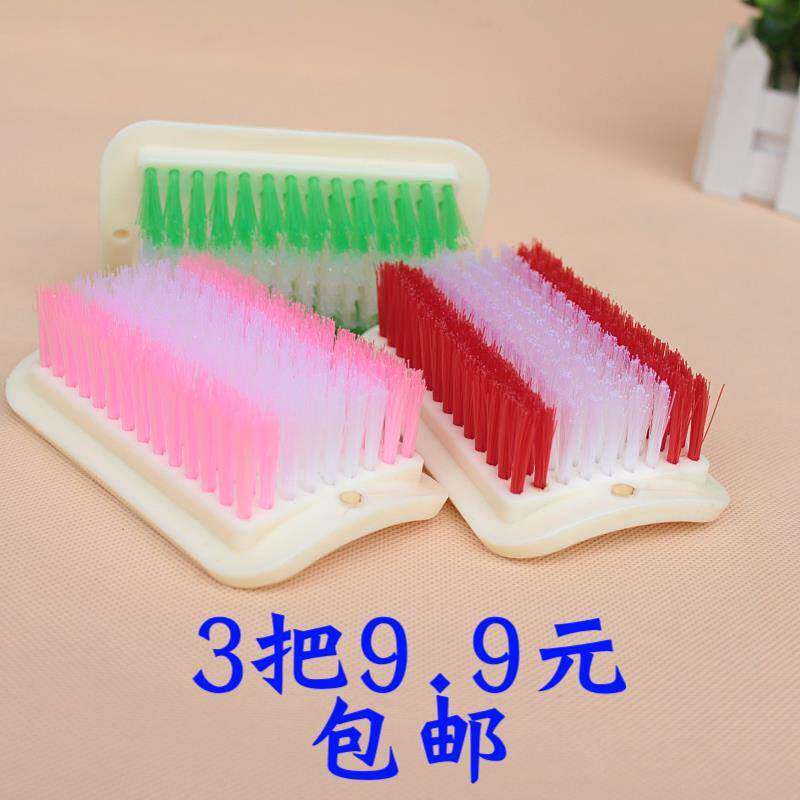 Natural Plastic Brush Shoe Brush Hard Hair Washing Shoe Brush Carpet Brush Laundry Brush Long Handled Brush Square Cleaning Floor Brush