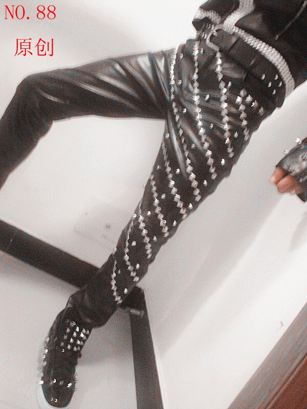 Pantalon cuir homme serré pour adolescent - Ref 1494600 Image 18