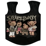 Сладкий и пряный плотный печатный жилет с фиксированной подушкой летнее похудение с дикой мухой