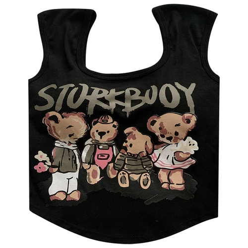 Сладкий и пряный плотный печатный жилет с фиксированной подушкой летнее похудение с дикой мухой