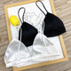 Spring 2021 New Triangular Cup Underwear Women's Wireless Bra Thin Girls Sexy Push-up Bandeau Bra