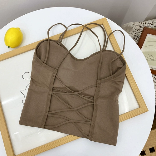 Сексуальная майка топ, короткий бюстгальтер-топ, красивая спина, коллекция 2021, с открытой спиной