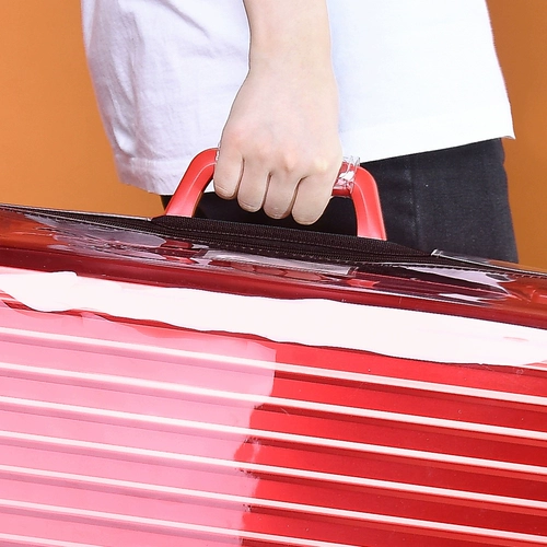 Прозрачный чемодан из ПВХ, водонепроницаемый защитный чехол, крем для рук, износостойкие перчатки