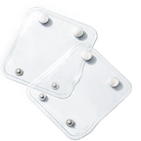 Прозрачный чемодан, перчатки