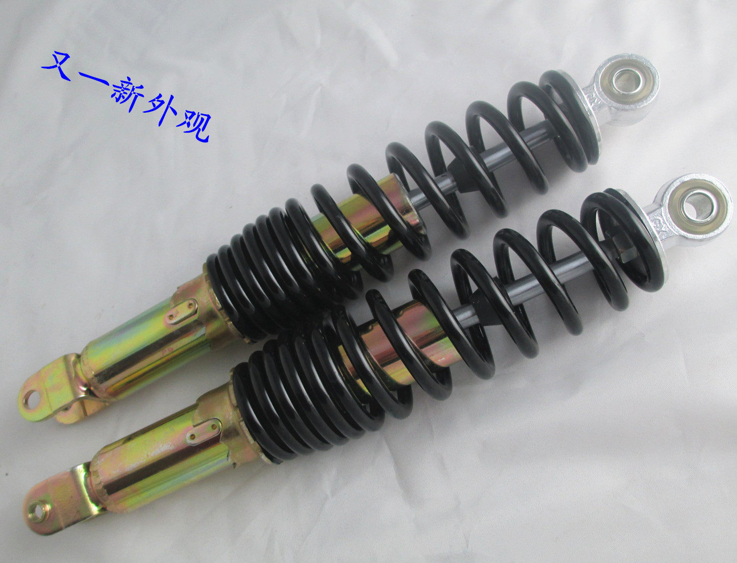 踏板機車後避震yamaha福喜巧格jog鬼火迅鷹gy6加粗可調後避震器