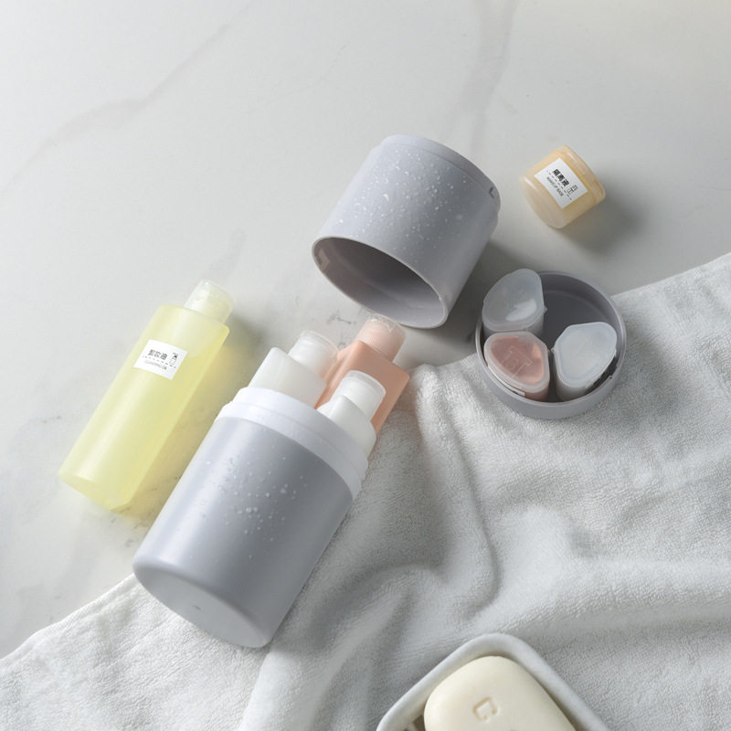 Travel Lotion Split Bottle Portable strap with plane 8 Hop 1 Multi-functional Cosmetic Intake Bottle Wash Cup Suit