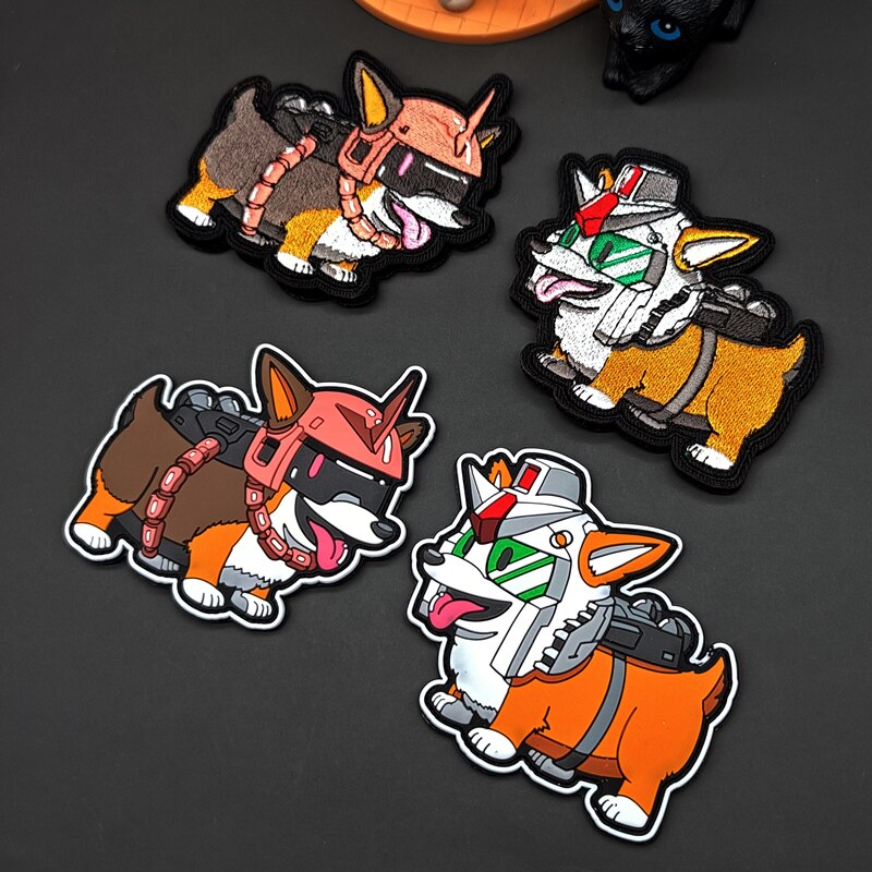 Chapter French Innovation Up To Kirky Magic Sticker Chapter Arm Badge Personality Morale Badge Luminous SHOULDER BAG PATCH 3D SOLID RUBBER STAMP