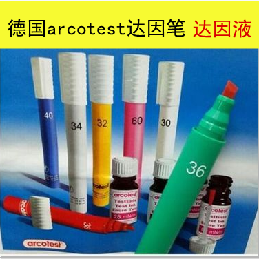 Dain pens German arcotest Dowing pen 32 Corona Pen Surface Tension Test Fluid 30 30 34 36 38