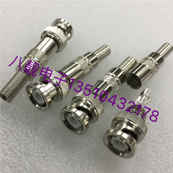 Quality SDI film wiring head fine-defected BNC-75-5 welding head Q9 plug monitoring joint pure copper gold plated head