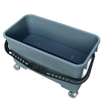 Baiyun AF08401 cleaning outdoor bucket mop bucket squeeze water pressure bucket belt wheel mobile water press truck cleaning