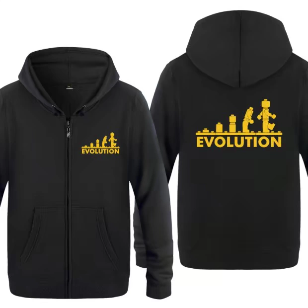 Lông cừu sáng tạo cho nam Zip Zip LEGO EVOLNING Funny Sheldon Cooper