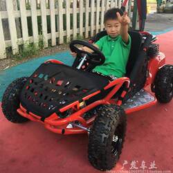 ເດັກນ້ອຍໃຫມ່ 80CC gasoline go-kart amusement car leisure stroller baby toy car four-wheel beach car